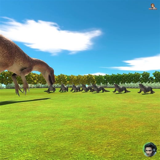 Allosaurus vs Komedo Dragon - Unity brings Victory | Chotobhai