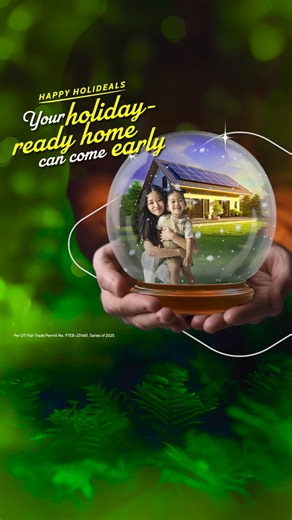 Start early on the home you've always dreamed of with a Metrobank Home Loan. Apply now and enjoy these exclusive Holideals: 🏠 Waived fees of up to PHP 100,000 🏠 Interest rate for as low as 6.50% p.a. Visit your nearest Metrobank branch or apply online today. Promo runs until October 15, 2025 only. Terms and conditions apply. To learn more, go to: https://www.metrobank.com.ph/promos/happy-holideals-home-loan-2025 Per DTI Fair Trade Permit Nos. FTEB-231461, Series of 2025 Metrobank is BSP Regula