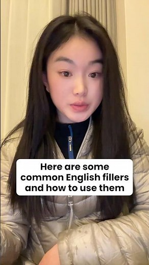 Common English fillers and how to use them #englishforbeginners #englishtips #easyenglish