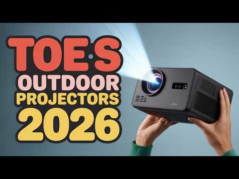 Top 5 Best Outdoor Projectors 2026 (Daylight Test!)