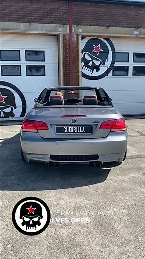 BMW E93 M3 Sound Check | Full Guerrilla Exhaust!