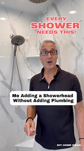 1.6K views · 6 comments | Viral DIY Bathroom Idea. Add a Second Showerhead With Adding Plumbing! Let Me Show You the Details. If You Want One Just Join the Conversation and Type SHOWER and I’ll Send it to You. #diy #viral #bathroom #bathroomdesign #reels | Interior Trend Inc. | Facebook