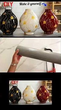 A great way to make a vase #diy #handmadeplanter