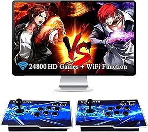 GWALSNTH 3D Pandora Box 18S Pro Arcade Games Console,36800 in 1 HD Video Game Machine,WiFi Function,Search/Save/Hide/Pause Games,Up to 4 Players,Sparated Joysticks …