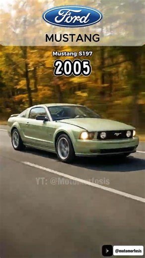 Evolution of Ford Mustang (1964-2024)