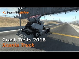 Crash Tests 2018 | Scania Truck | Slow Motion | BeamNG.drive Gameplay