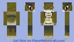 T-Rex Baby (LOOKS BETTER IN 3D AND IN GAME) Minecraft Skin