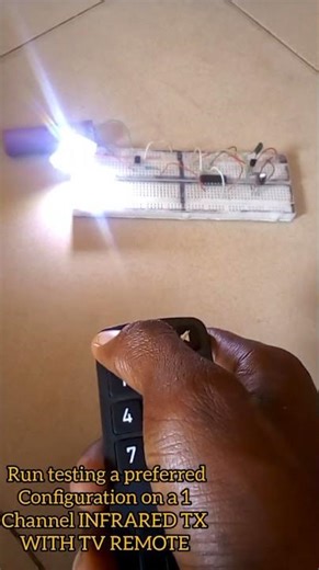 testing a DIY Wireless remote control lamp 😮 Tsop 1838 IR RECEIVER