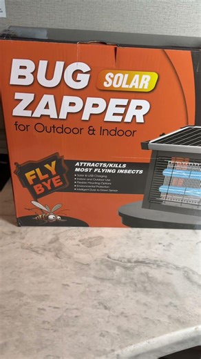 ZeChuan Solar Bug Zapper Outdoor, Waterproof Mosquito Zapper Outdoor Solar Powered mosquito killers