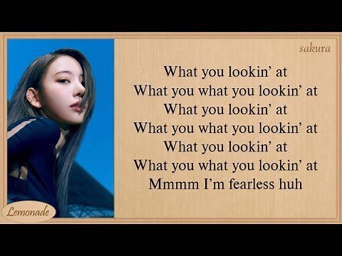 LE SSERAFIM FEARLESS Easy Lyrics