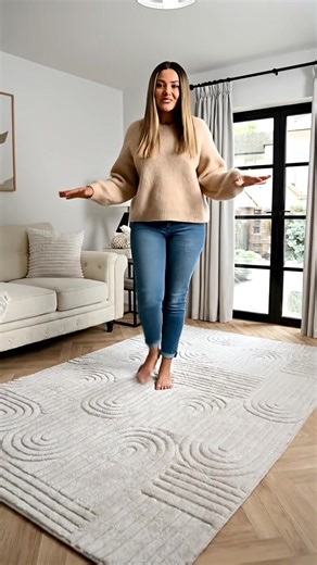 No one can refuse such a beautiful carpet.#carpet #women #family #comfortable #fashion