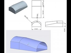 surface modeling using creo, surface to solid