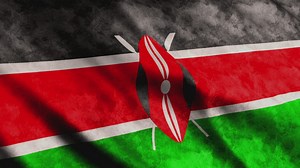Kenya flag - Free Stock Video