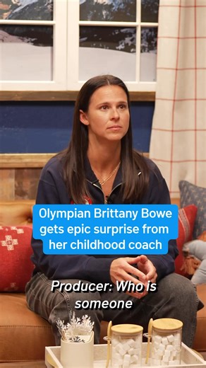 The bond between Brittany Bowe & her childhood coach is simply timeless. 🫂 | NBC Olympics & Paralympics