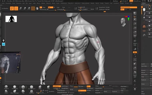 Stylized Character Sculpting in Zbrush Part-2 hand and cloths Basic Shapes