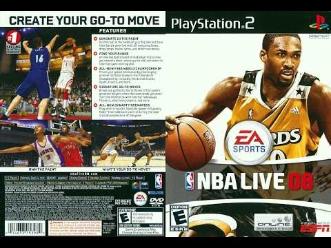 NBA Live 08 (PlayStation 2) - Chicago Bulls vs. Los Angeles Lakers