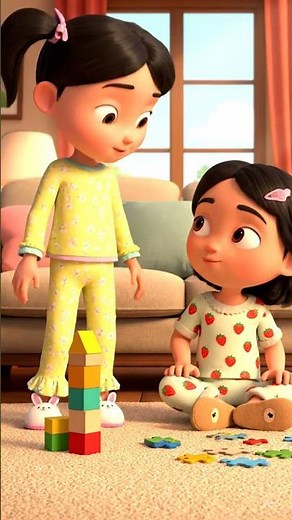 Vy and An play with toys together. ‪@LittleVyandAnStories‬