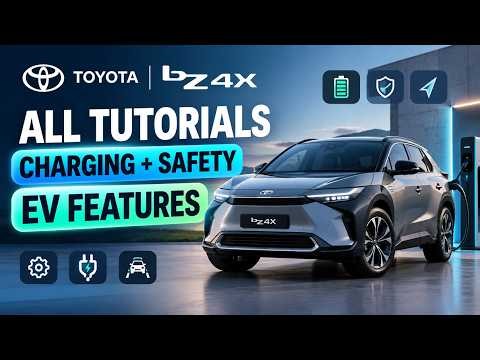 Toyota bZ4X – All Tutorials, Settings, Charging, Safety & EV Features