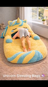 Unicorn sleeping bags 🦄 - https://viralnewsflare.com/viralnews/unicorn-sleeping-bags-for-kids-the-ultimate-plush-cocoon/ | Home Decor Ideas