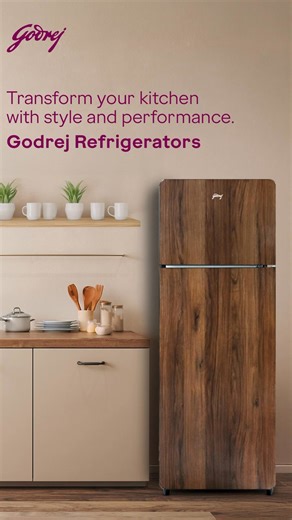 7.3M views · 19K reactions | Designed to elevate any kitchen! From sleek modern setups to classic spaces, Godrej Refrigerators are the perfect match for every kitchen. #HomeAppliances #ThingsMadeThoughtfully #SochKeBanayaHai | Godrej Appliances | Facebook