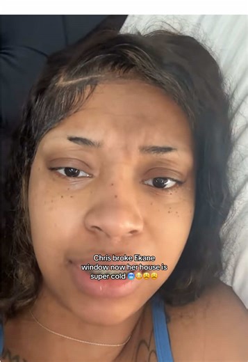 Chris broke Ekane window now her house is super cold 🥶😳😩😩 #ekaneandchris #ekane #ekanedrama #ekanebd