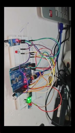 automation street light system using LDR sensor with 2 IR sensors and arudino uno