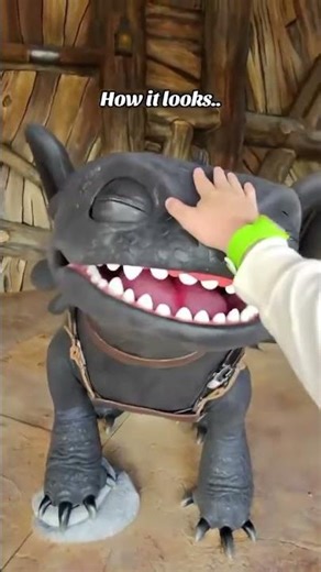 Meeting Toothless POV in Isle of Berk at EPIC Universe #epicuniverse #universalorlando #shorts