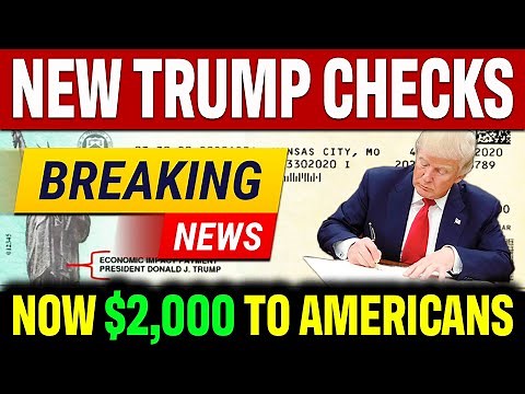 IT'S DONE! New $2,000 Trump Checks to Americans | Stimulus Update