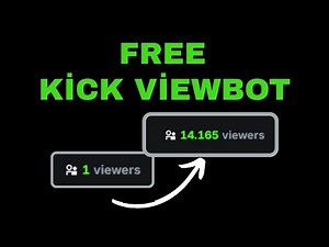 New Kick View Bot FREE | 100% Working 2025 | Website