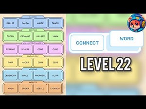 Connect Word Level 22 | Walkthrough & Solution (iOS / Android)