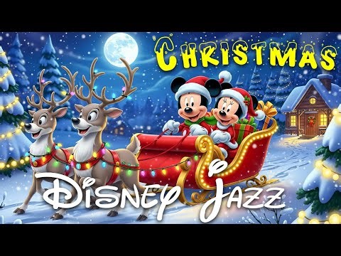 Disney Christmas Ambience 🎄Relaxing Disney Jazz Christmas Playlist 🎁 Disney Jazz Christmas Music