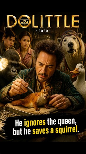 🌙 The Queen Was Poisoned, and the Cure Was on a Legendary Island丨Dolittle (2020) #shorts #movie