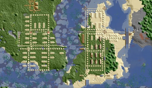 【Minecraft】陆上港口及运输详解①