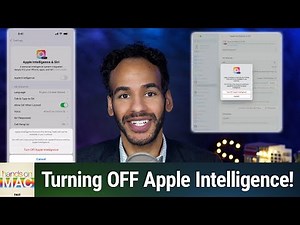 Disabling Apple Intelligence - How to Turn Off Apple's New AI-Powered Features
