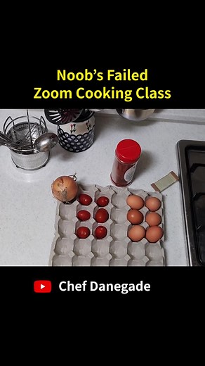 Noob's Hilarious Zoom Cooking Class Fail