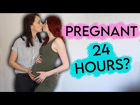 24 HOURS BEING PREGNANT || LESBIAN COUPLE