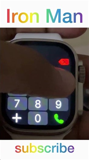 Iron Man on Watch Ultra 🔥⌚️ #apple #applewatch #watchultra #ironman #trending #viral #fypシ #foryou