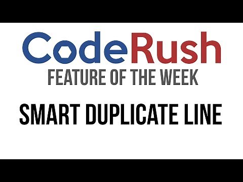CodeRush FotW: Smart Duplicate Line
