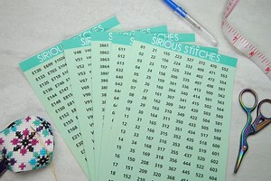 DMC Thread Labels - NUMBERS ONLY - Organize Your Bobbins With Large Font Number Stickers - Thread Box Storage Organization Method - Etsy