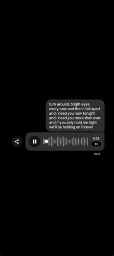 Turn Around lyrics trend — Total Eclipse of the Heart