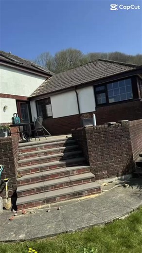 Renovation project 🔥 Foundations all excavated and concreted #builders #renovation #groundworks #carpenter #jcb #devon #construction