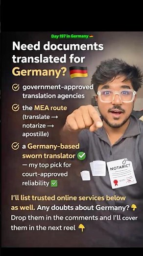 How to translate documents in German #germany