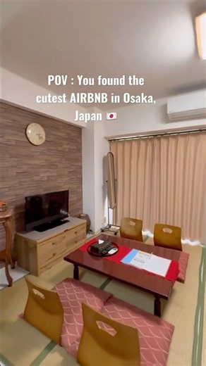 This AIRBNB deserves a spot in your travel list🫶🏻 #japan # #airbnb #airbnbphoto #travel #osaka