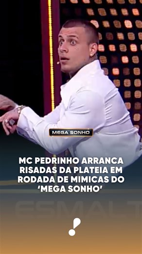 Mega Sonho | No ‘Mega Sonho’, MC Pedrinho se jogou nas mimicas e arrancou muitas risadas da plateia. Veja! #MegaSonho . . . #MegaSonho #jogo #gameshow... | Instagram
