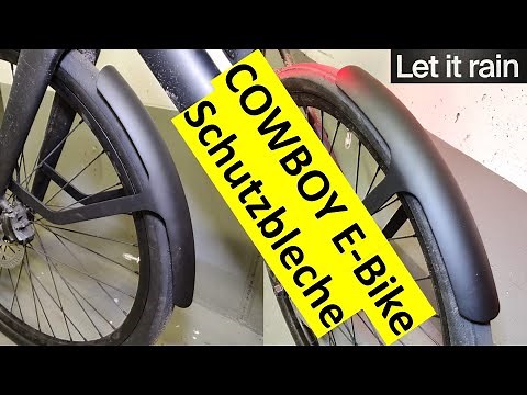 COWBOY E-Bike Schutzbleche: Unboxing und Montage