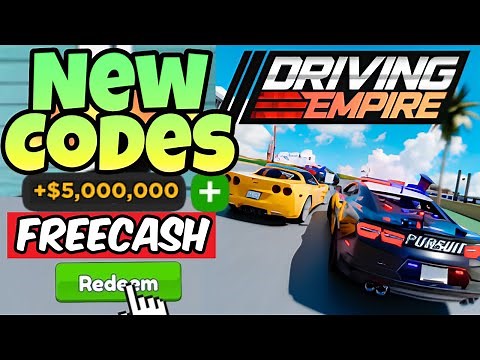 *NEW CODES* ALL WORKING CODES FOR DRIVING EMPIRE IN 2025! ROBLOX DRIVING EMPIRE CODES