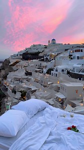 Waking up in Santorini 🇬🇷🧿 #santorini | Luxury Experiences