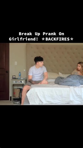 Break Up Prank On Girlfriend! ＊BACKFIRES＊ | fake breaking up with my gf