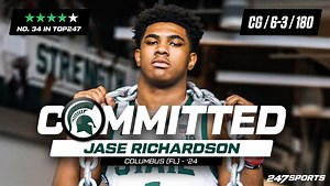 Jase Richardson, son of Spartan legend Jason Richardson, commits to Michigan State