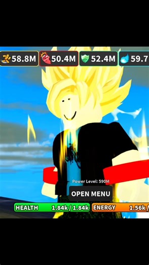 Transform in Super Saiyan🤯 #roblox #usa #dragonball